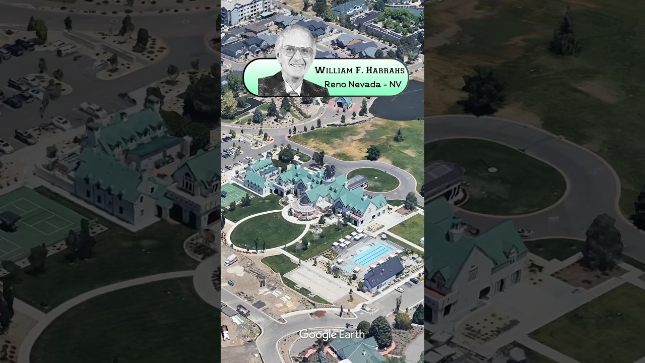 William F. Harrahs House Reno  Nevada | Rancharrah Nevada Mansion #celebrity #worldheritage #mansion