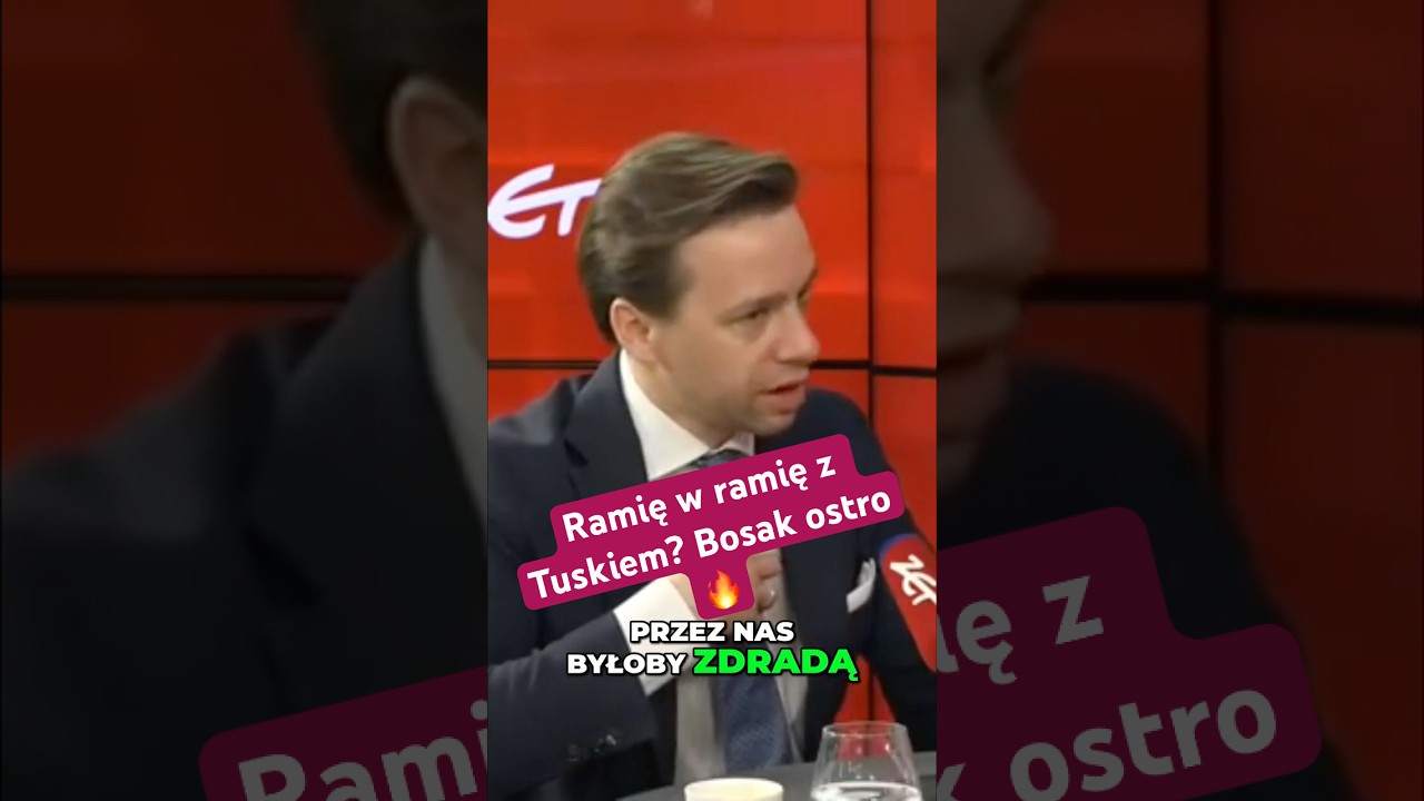👉 Zdrada polityczna?! Bosak o Tusku BEZ OGR&Oacute;DEK 😳🔥