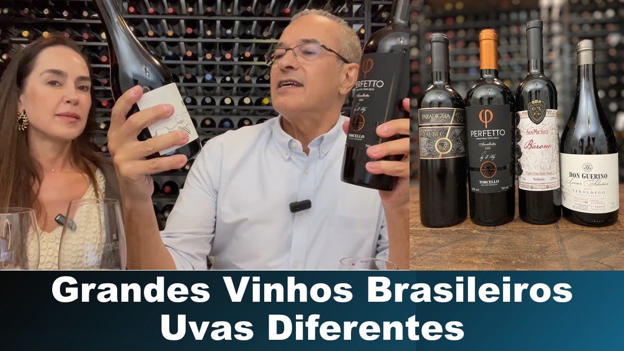 Grandes Vinhos Brasileiros com Diferentes Uvas.