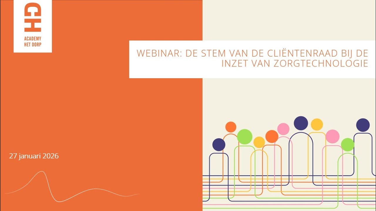 Webinar | De stem van de cliëntenraad bij de inzet van zorgtechnologie | 27-01-26