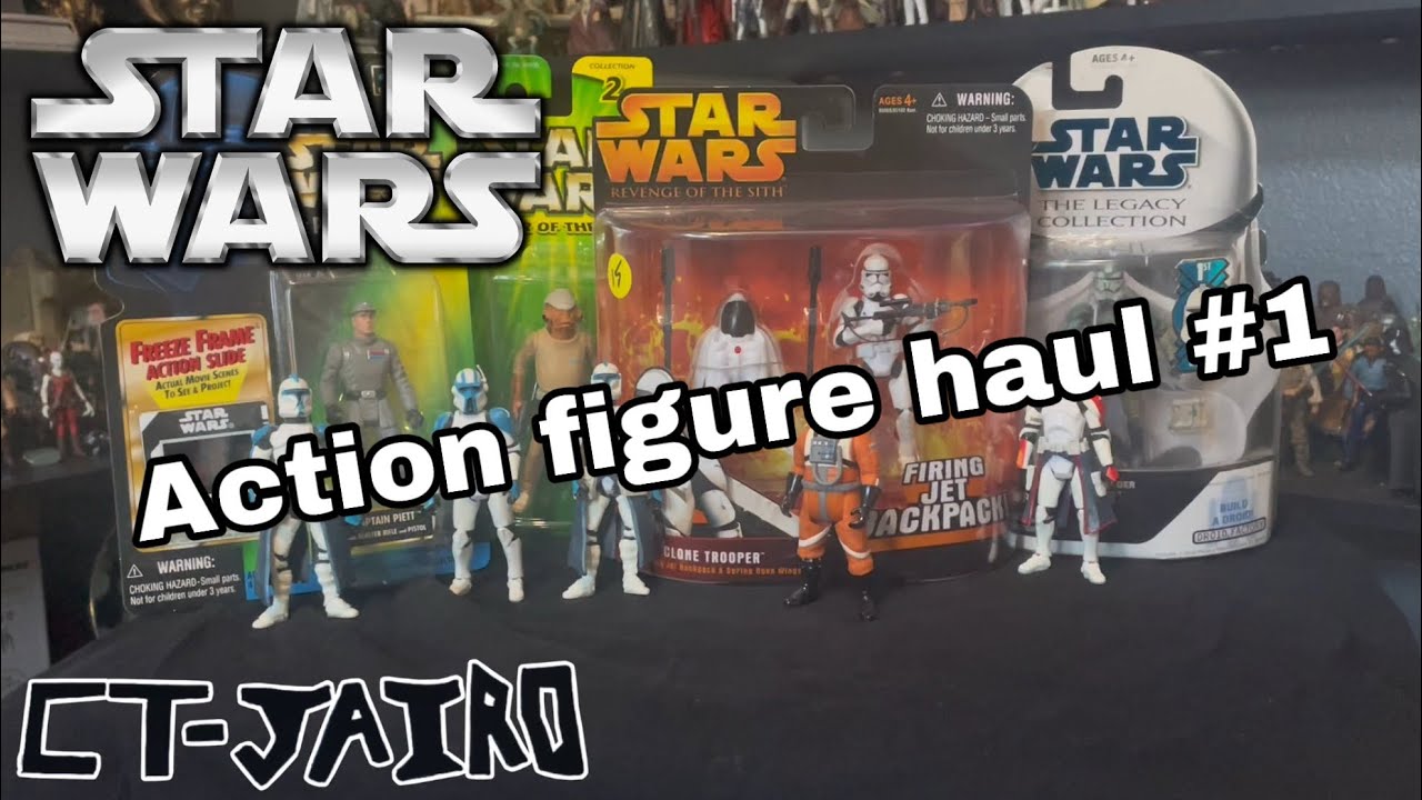Awesome!!! Star Wars action figure haul!!! #1 