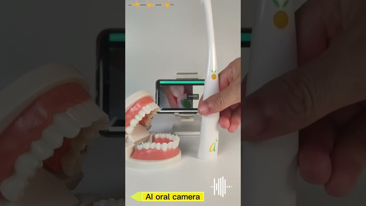 Aicreate 1st generation home using wireless AI oral camera with oral health assessment function