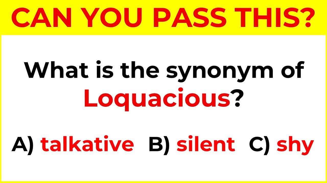 English Quiz Challenge: Only 5% Can Score 100%