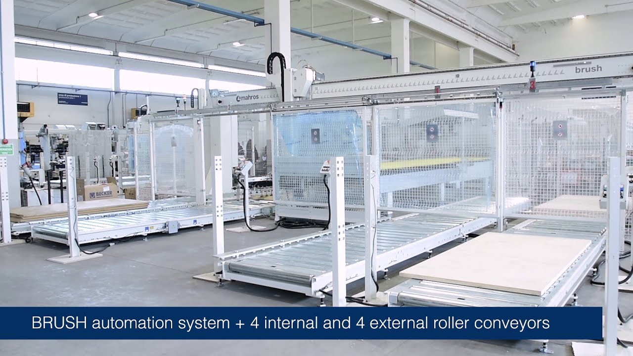 SCM celaschi squaring line for the production of doors