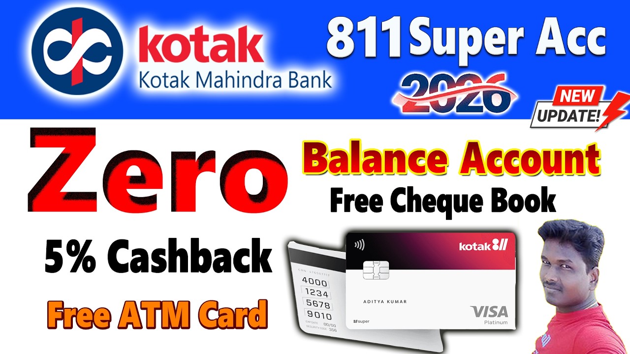 Kotak Mahindra Bank Open Account Zero Balance | Kotak 811 Account Opening Online Zero Balance Tamil