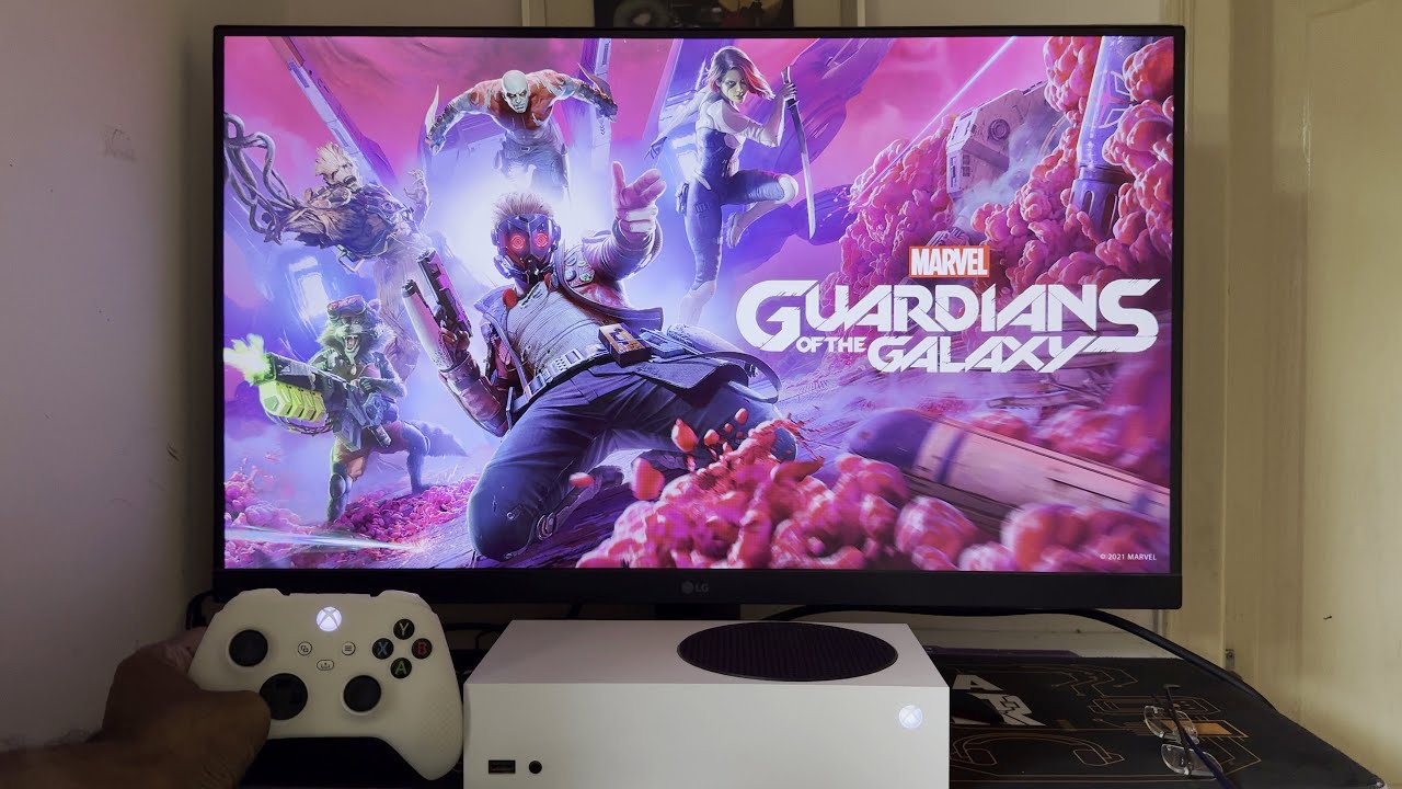 Guardians of the galaxy gameplay on Xbox series S | 60 fps