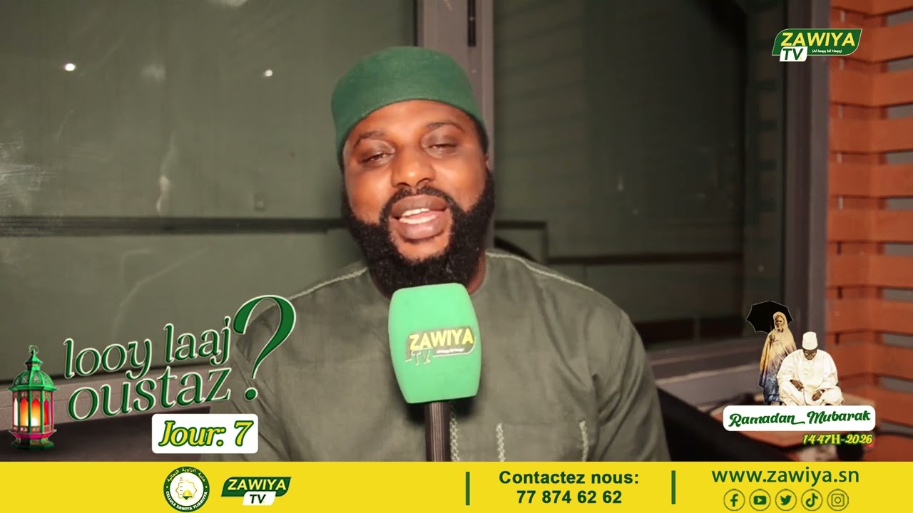 ▶️🔴 Épisode 7 – “Looy Laaj Oustaz ?” avec Oustaz Abdoul Aziz Doucouré