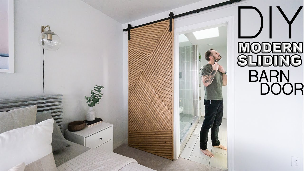 Building a Modern Sliding Barn Door