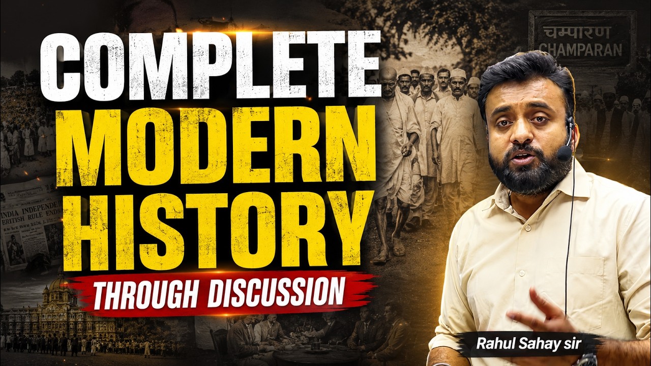 Complete Modern History Marathon | BPSC 72nd Prelims 2026 | One Shot Discussion