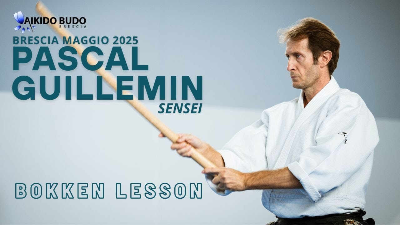 Pascal Guillemin: seminar in Brescia maggio 2025 - Bokken lesson