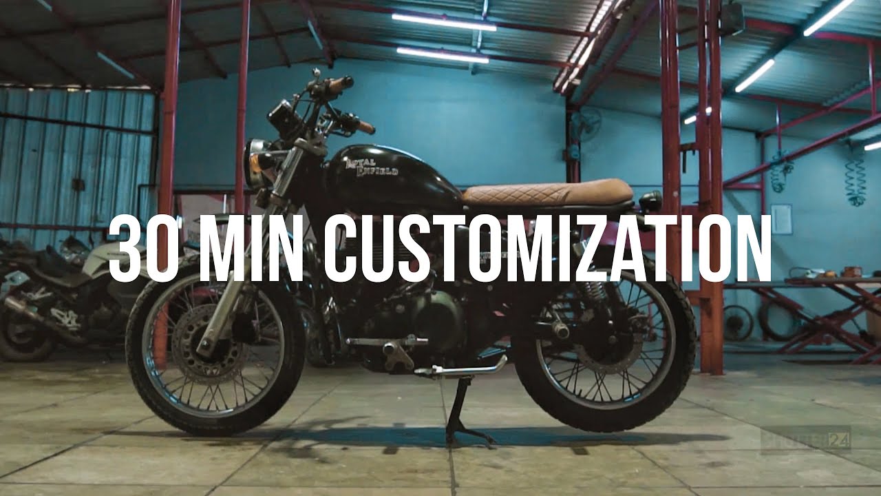 Thunderbird to Scrambler in 30 Minutes for Rs. 12999/- | Custom Kits for Royal Enfield| No Welding.
