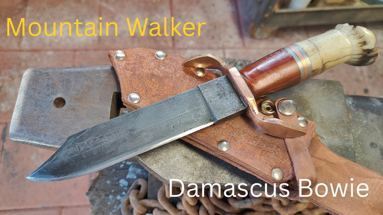 Mountain Walker Damascus Bowie