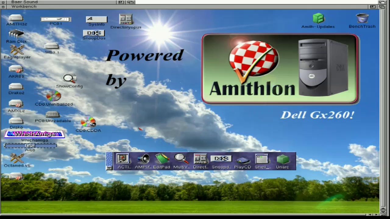 HDML Cloner Box Testing #2 - VGA - Running Amithlon.