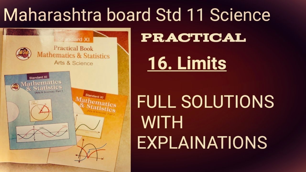 11th Science Maths practical no. 16 Limits