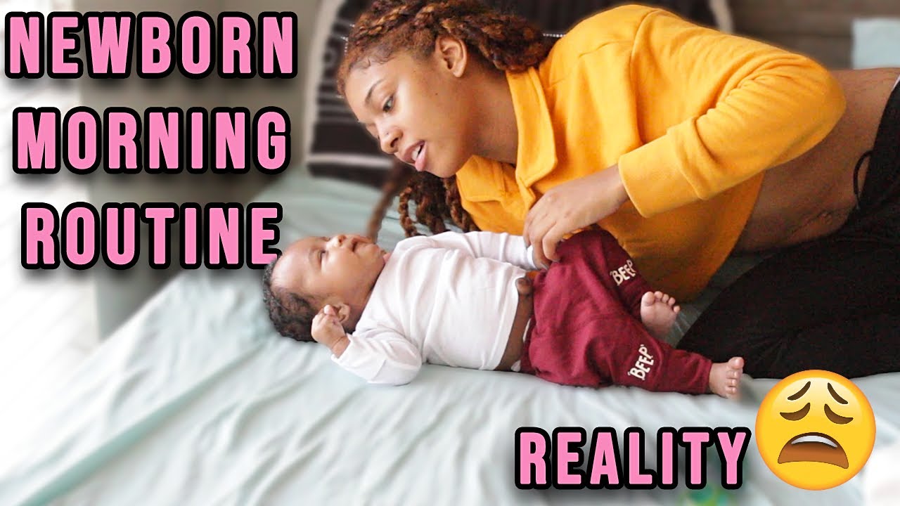 NEWBORN MORNING ROUTINE | First Time Mom !