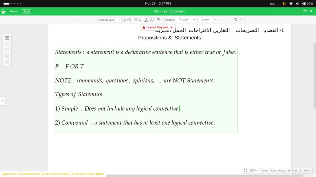 Abstract Algebra #004 Statements and Propositions