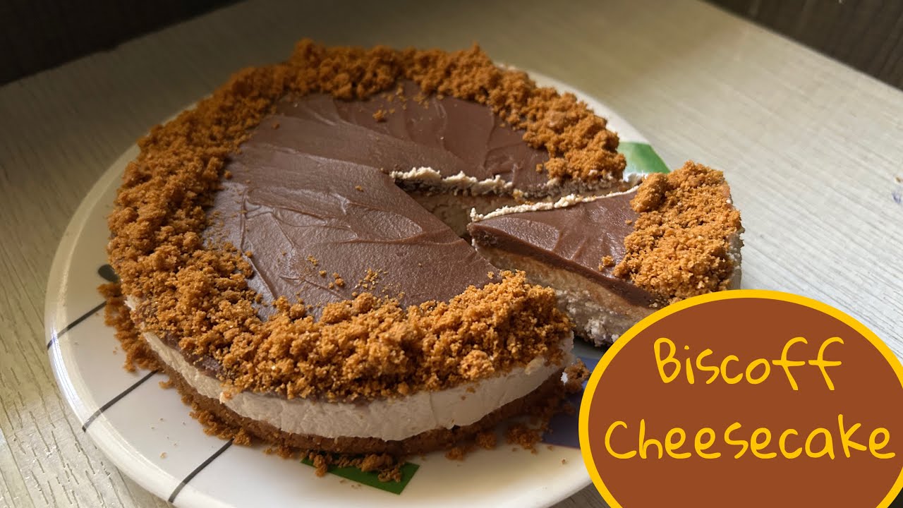 Biscoff cheesecake recipe | homemade cream cheese | no backed cheesecake | cook wid ashish 