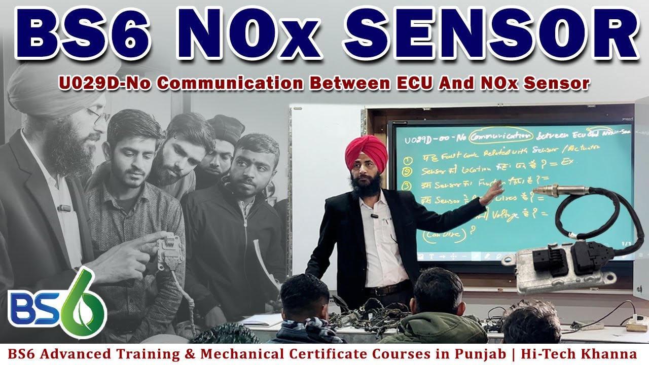 BS6 NOx Sensor Fault Code U029D Explained | NOx Sensor BS6 Training #sensors #noxsensor#bs6