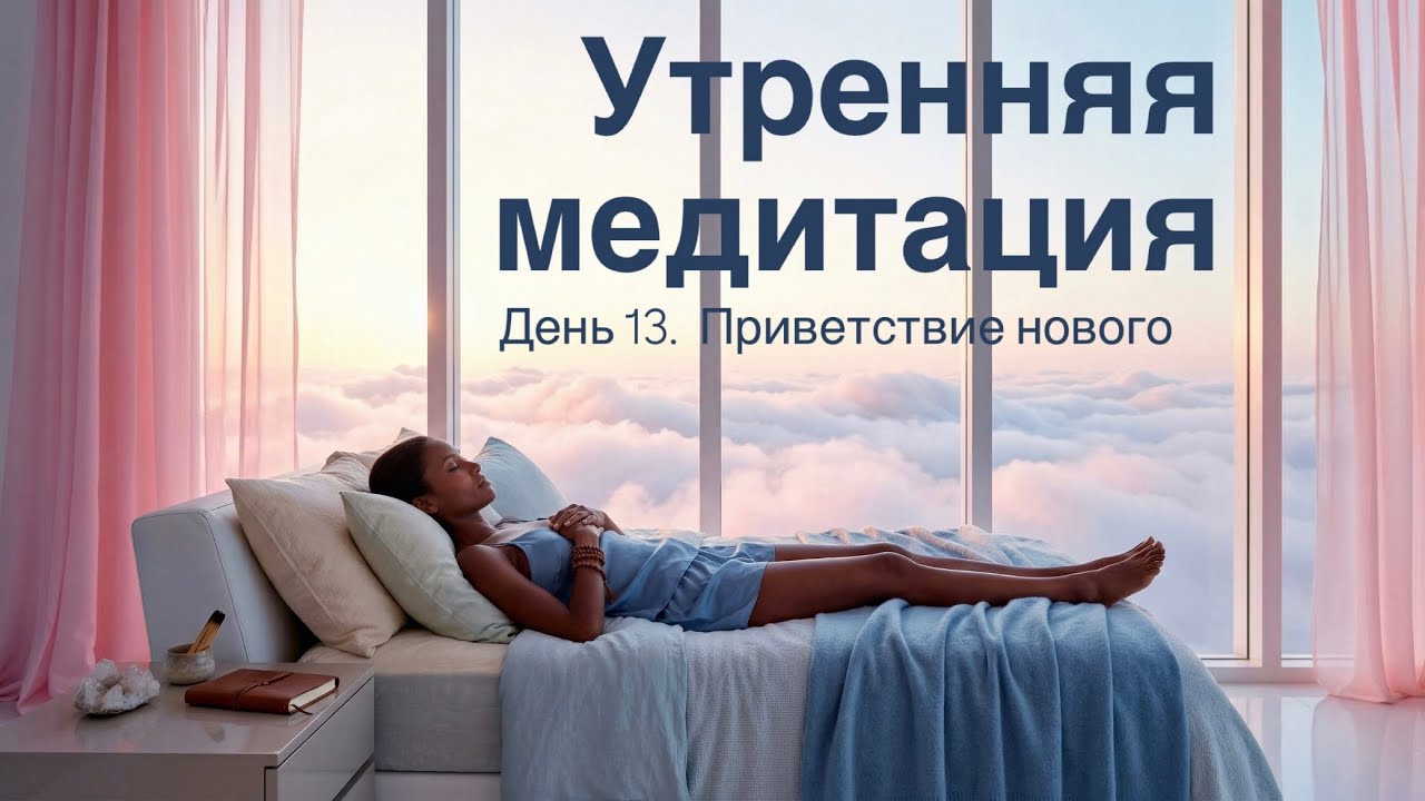 Я здесь и сейчас: утренняя встреча с собой ☀️ Приветствие нового, вдохнуть свет дня 