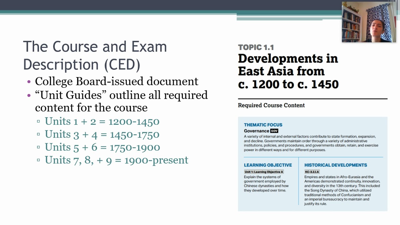 AP World - Intro to the CED