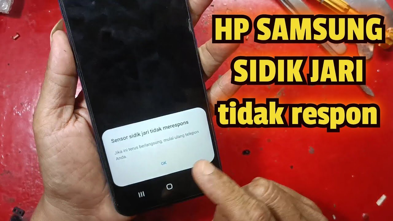 HP SAMSUNG A01 SENSOR SIDIK JARI TIDAK MERESPON