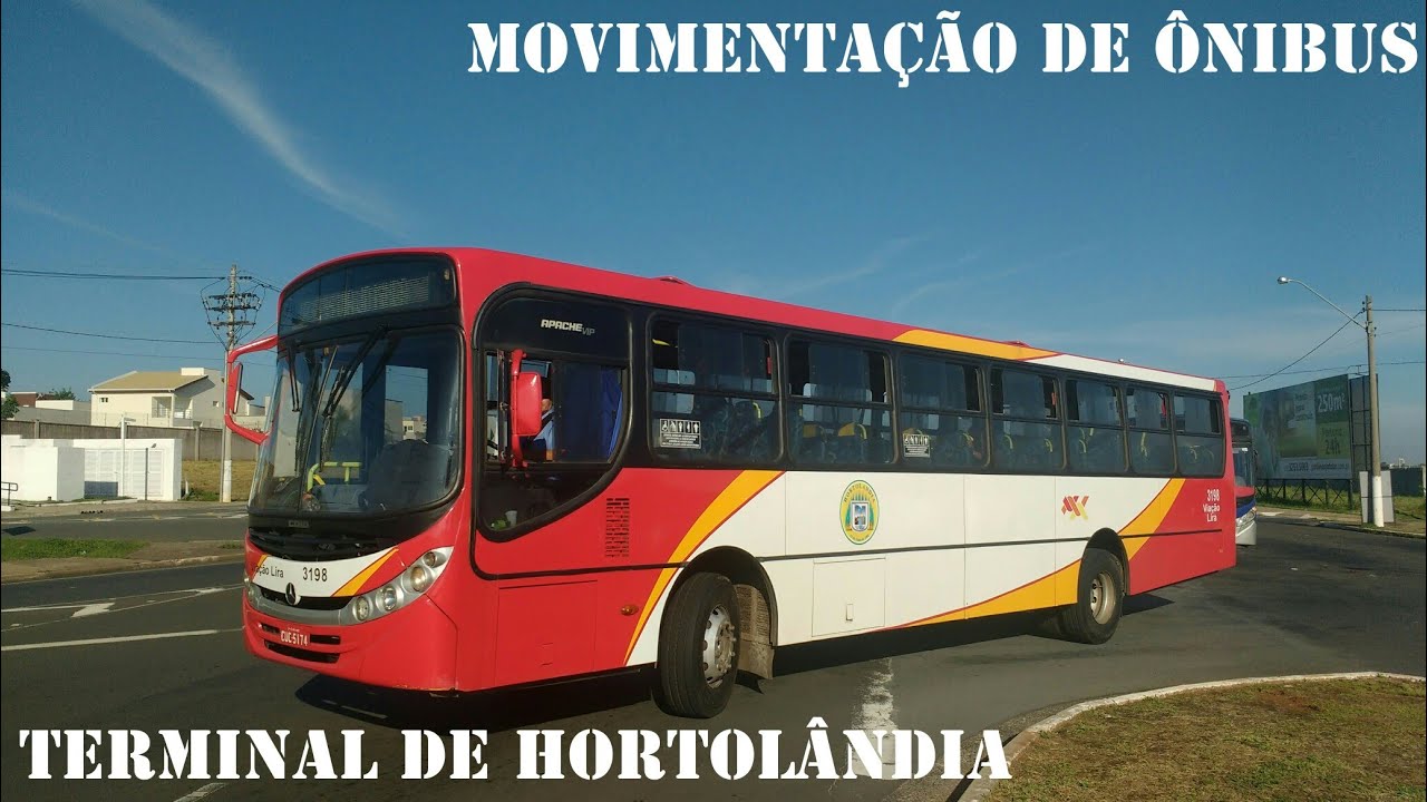 Movimentação de ônibus em Hortolândia (SP)