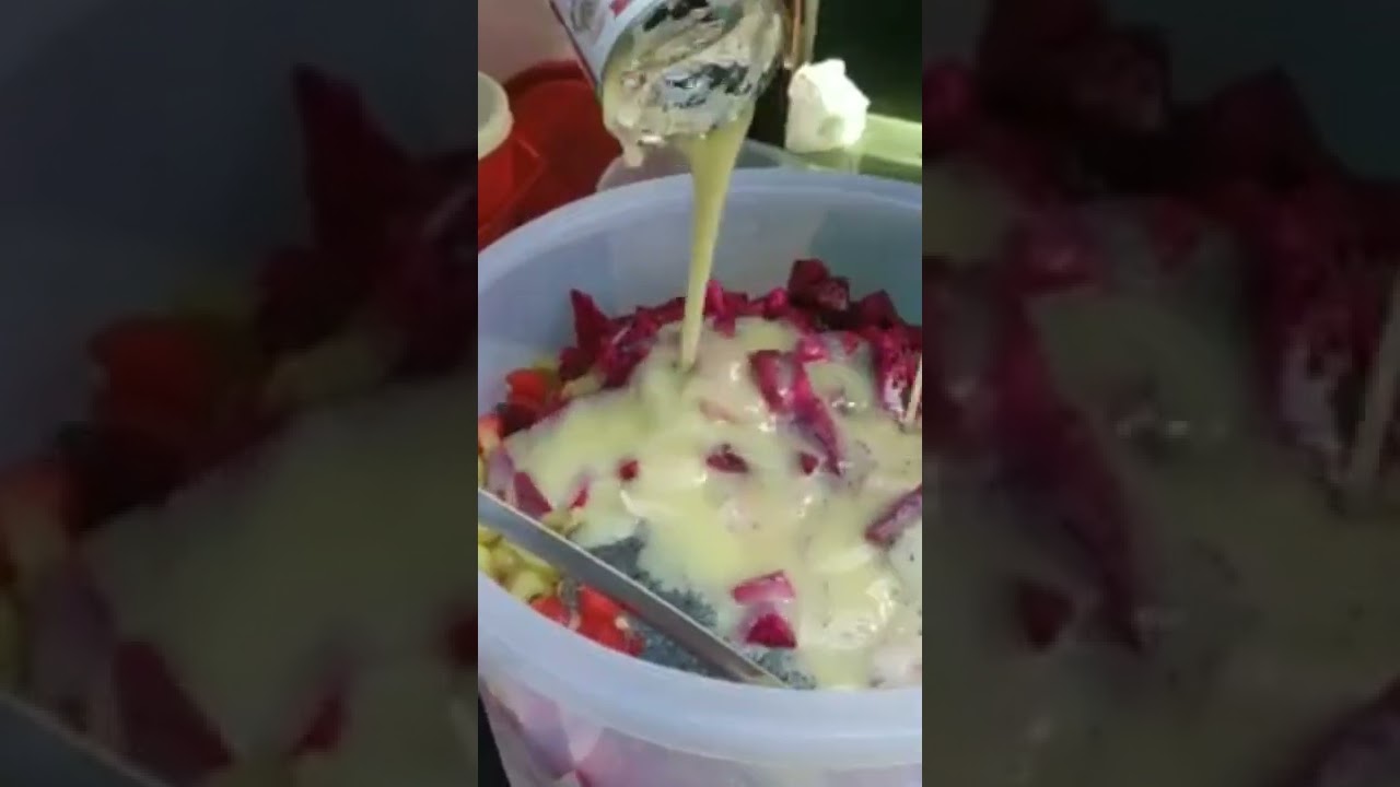 sup buah | sop buah yg lagi VIRAL uhh sedap seger | sreetfood | buah segar