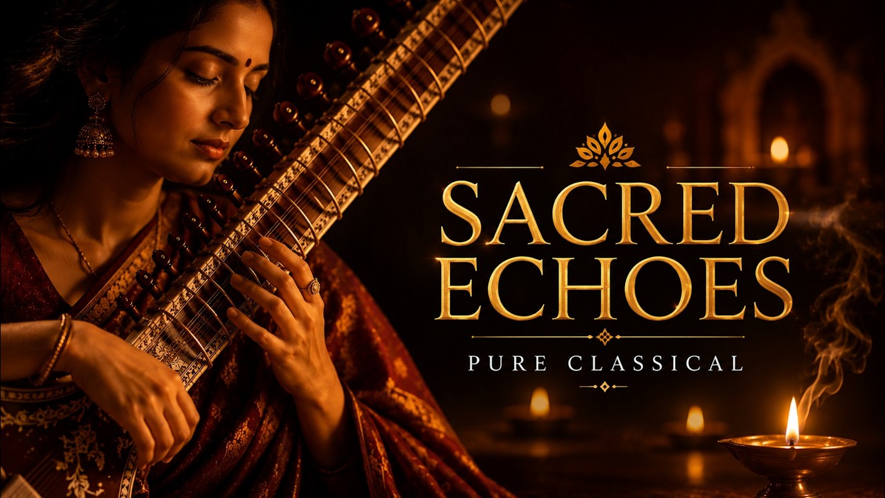 S A C R E D E C H O E S | Pure Hindustani Classical Music | Timeless Ragas