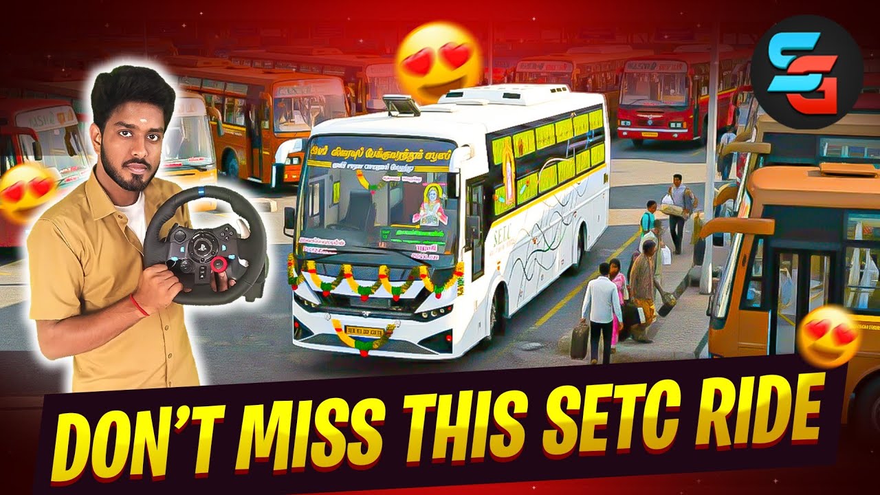 Don’t Miss This SETC Ride🥰 BS6 ENGINE SOUND🥵NAGERCOIL TO PALANI🔥 | Sprinter Gaming
