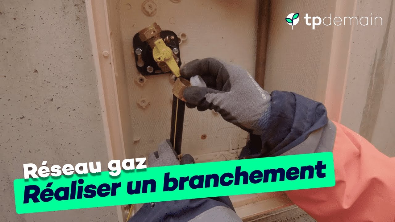 Réaliser un branchement gaz en PE