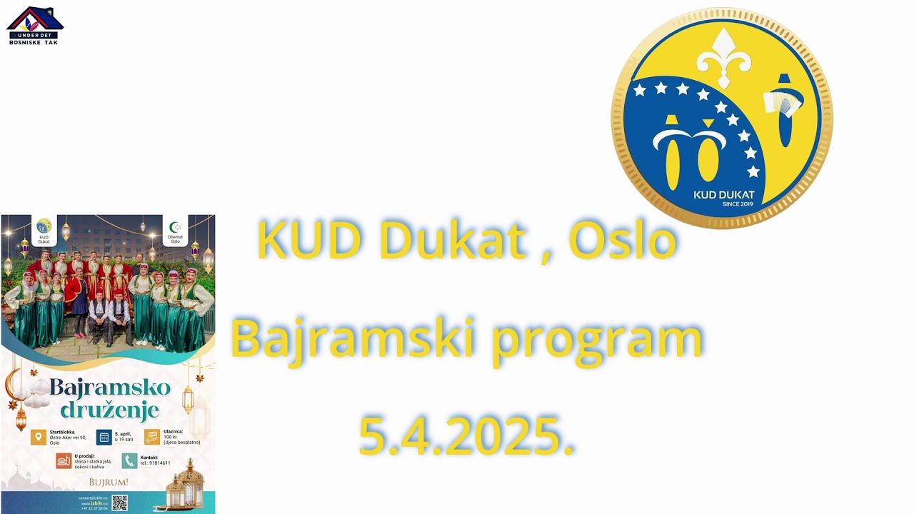 5.4.2025.KUD Dukat Oslo - bajramski program