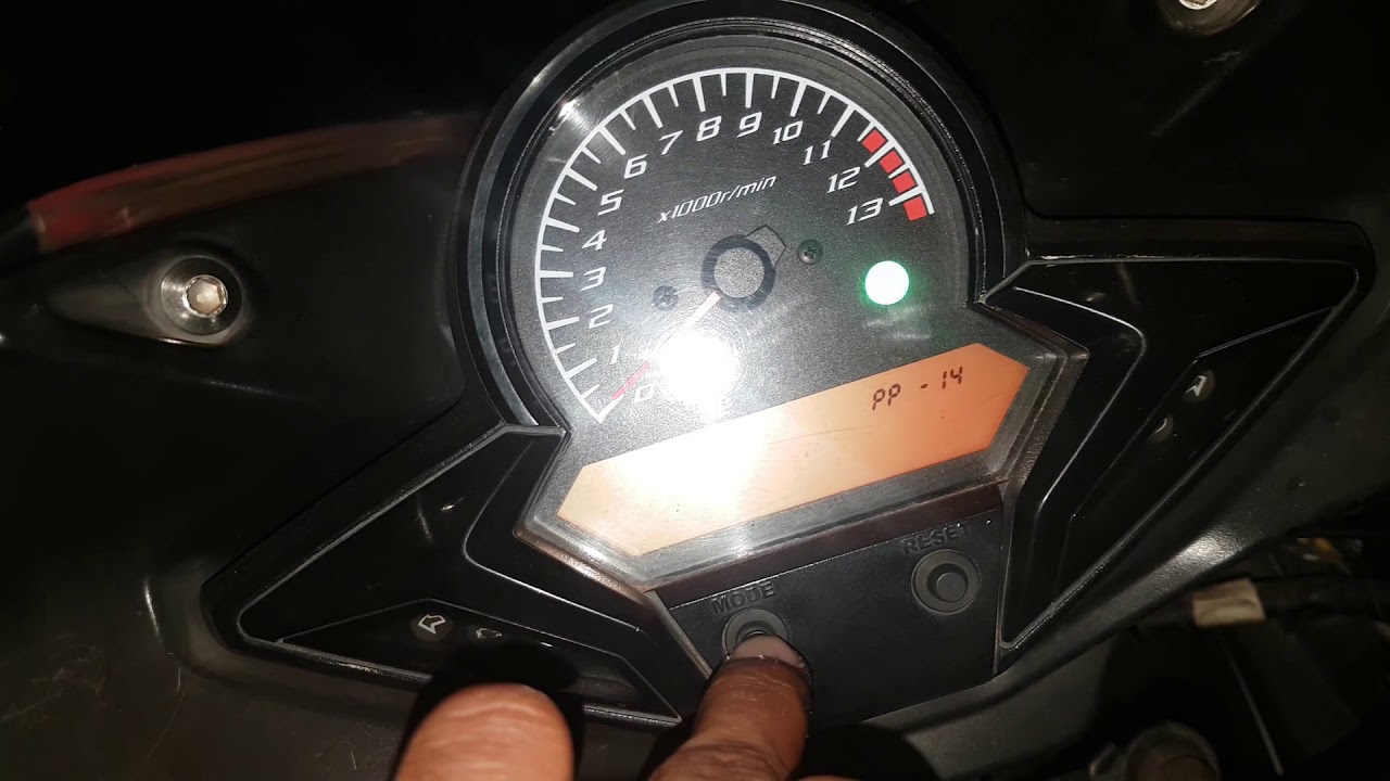 CBR 150r Diagnostic mode | speedometer