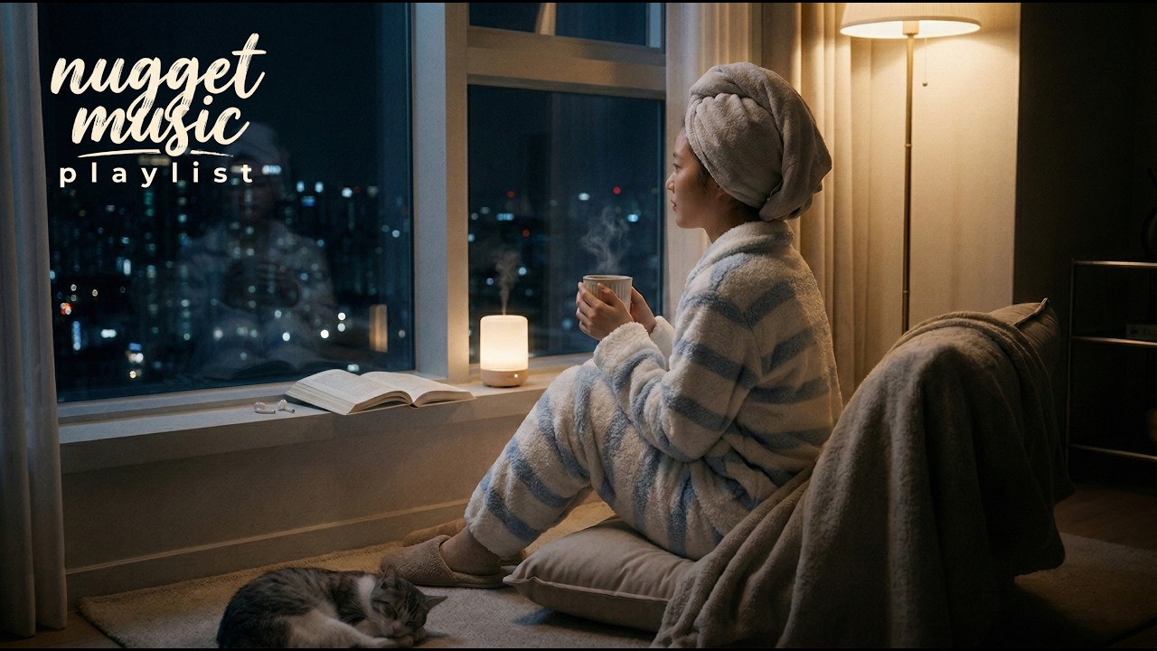 [playlist] 목욕 마치고 뽀송한 잠옷 입고 즐기는 나만의 심야 시간 | 감성너겟