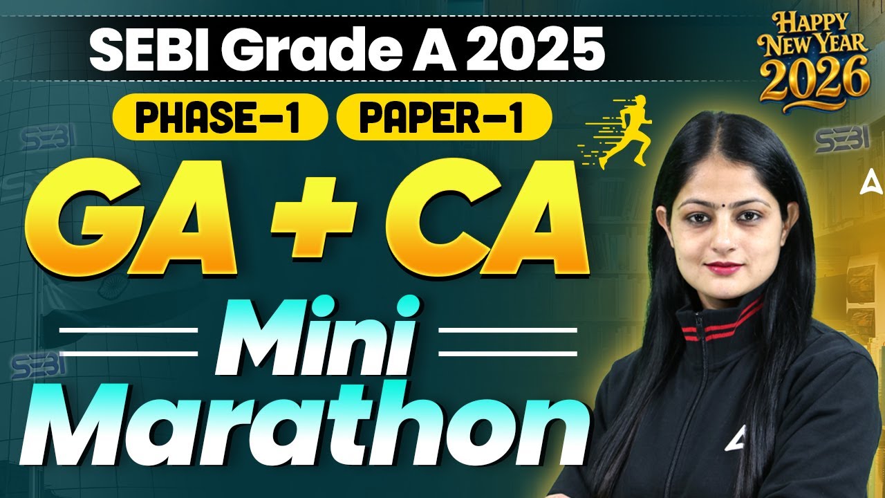 SEBI Grade A Preparation 2025 | Complete SEBI GA & Current Affairs Marathon | By Pinky Yadav
