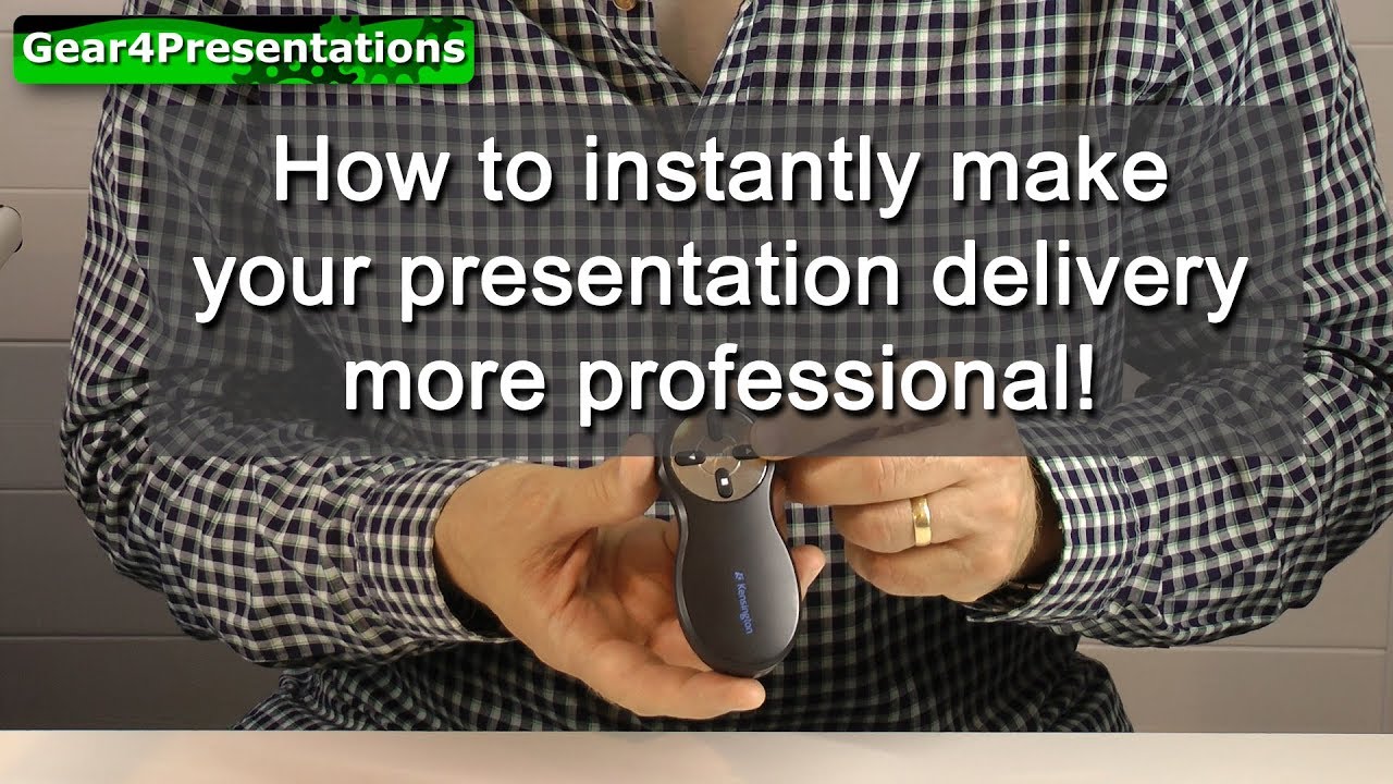 Instantly improve your presentation delivery part 1: Kensington Wireless presenter review