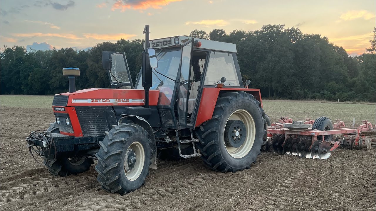 Zetor 16145 diskovani pod řepku,real sound,dźwięk silnika
