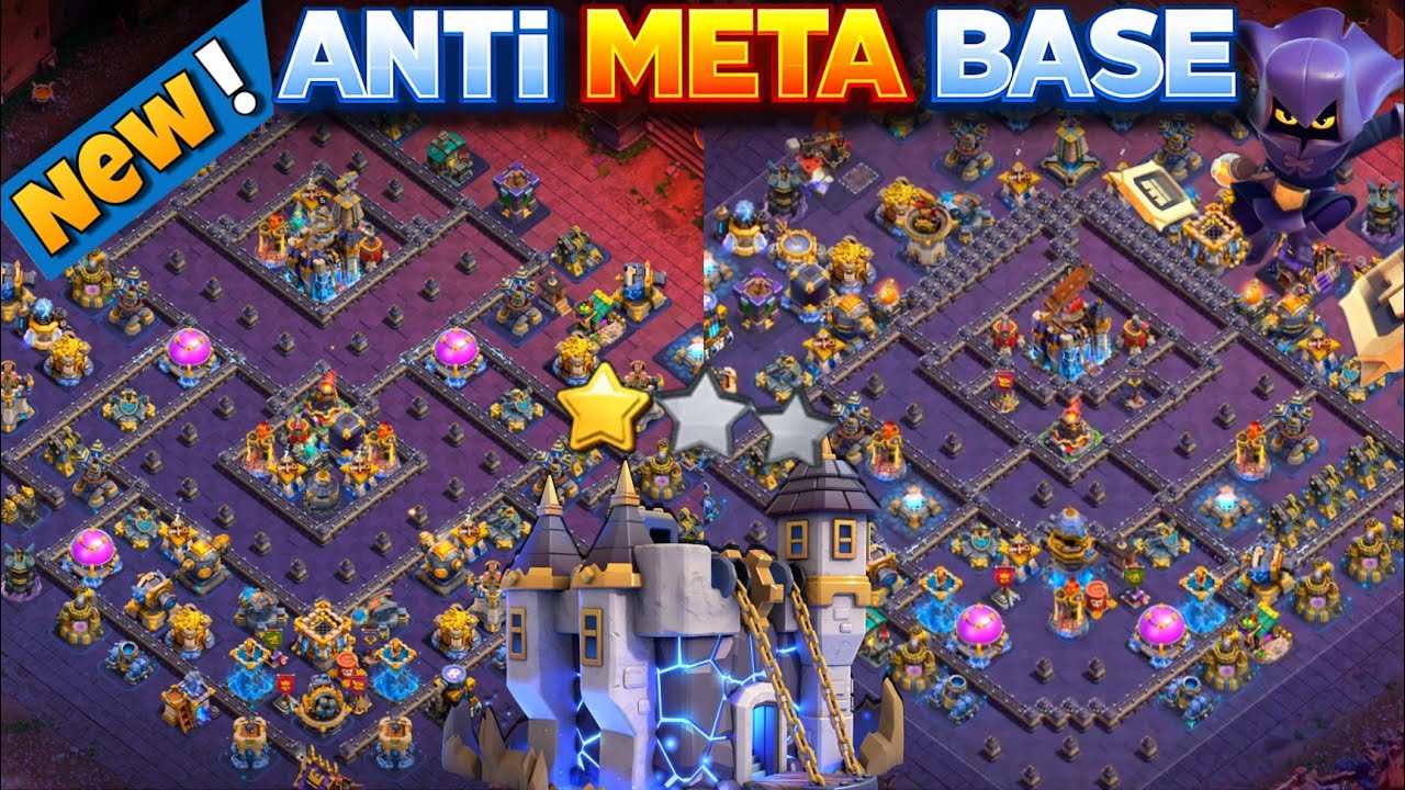 TOXIC - *NEW TH18 WAR* + *LEGEND* + *CWL BASE* LINKS Best TH18 Anti 1 Star Defense | Clash of Clans