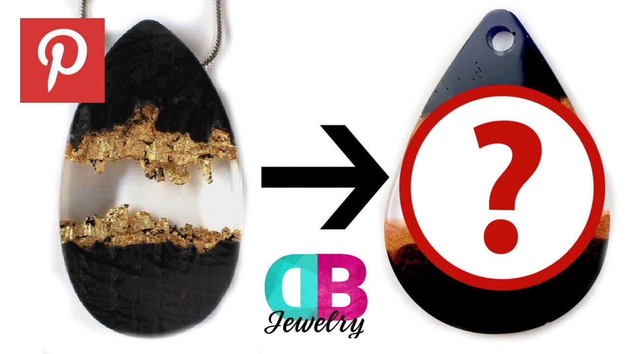 Can I make a Pinterest WOOD Pendant Using ONLY Epoxy Resin? Nailed it or Failed It?