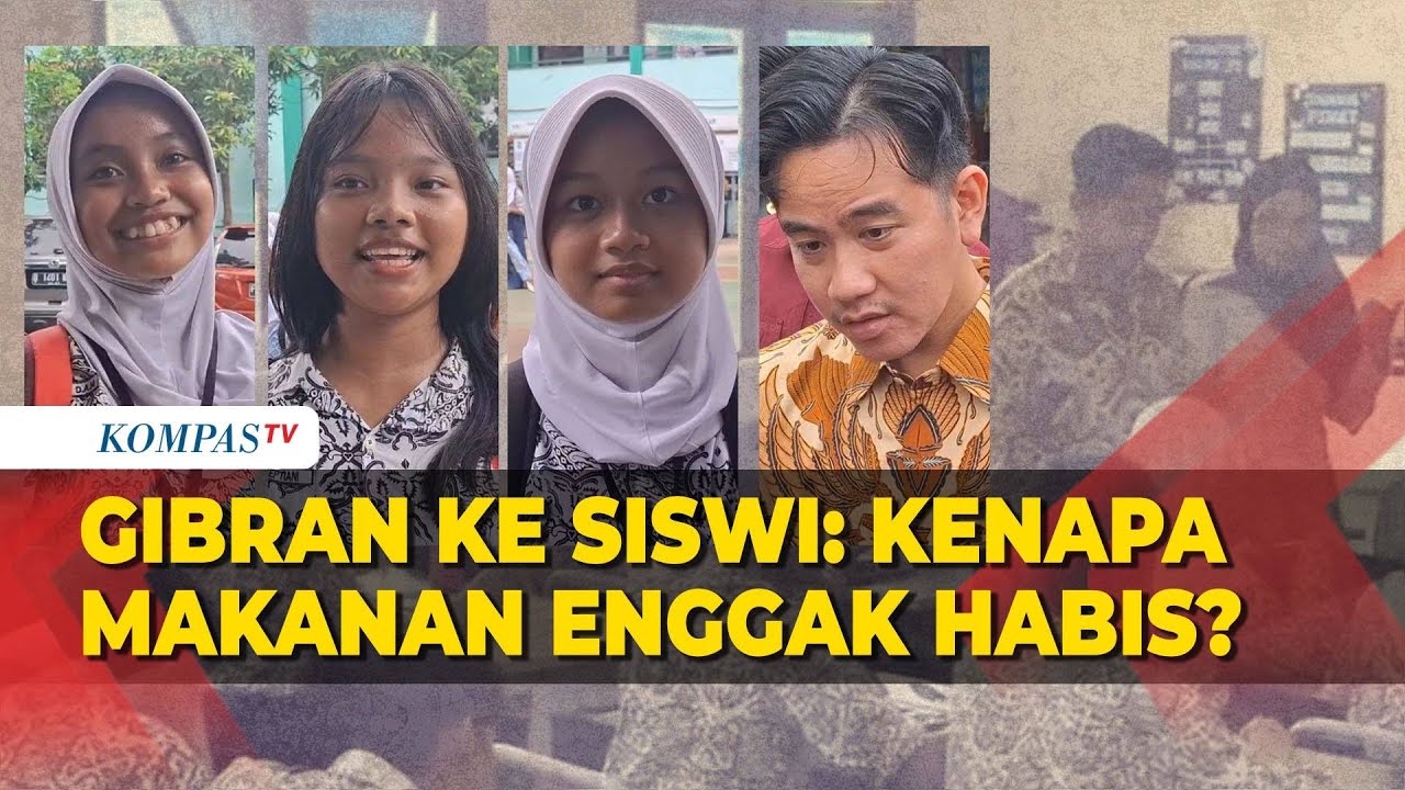 Jawab Siswa SMPN 30 Bekasi saat Gibran Tanya soal Makan Bergizi Gratis