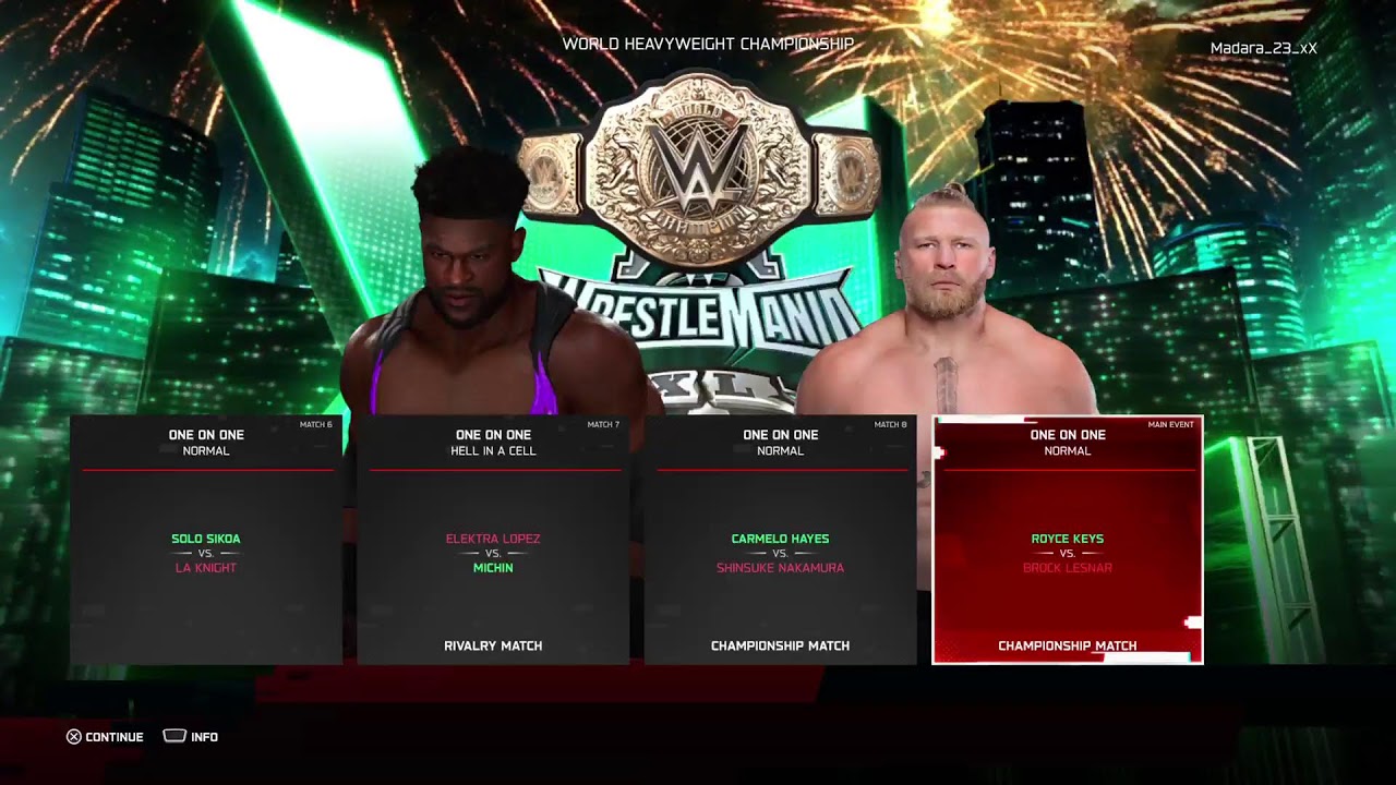 WWE 2K25 Universe Mode