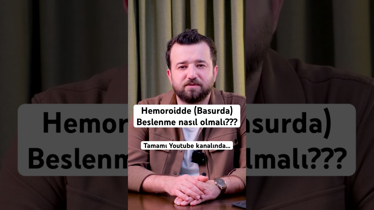 Hemoroidde (basurda) beslenme nasıl olmalı? #shorts #hemoroid