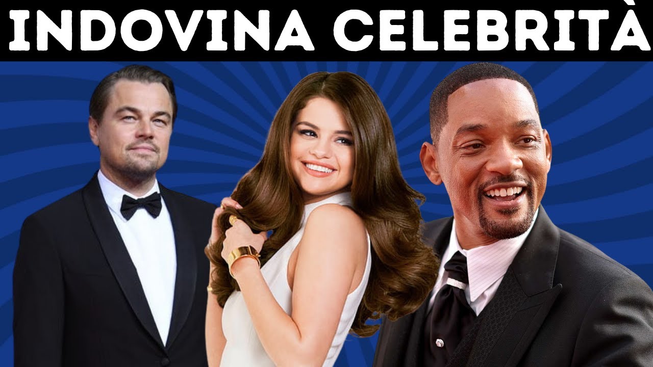 Scopri le celebrità più famose in 5 secondi | Quiz celebrità