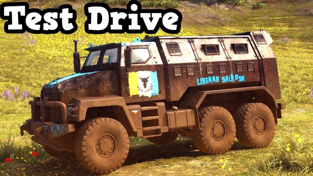 Just Cause 3 PC - Urga Fura 570 Truck Test Drive