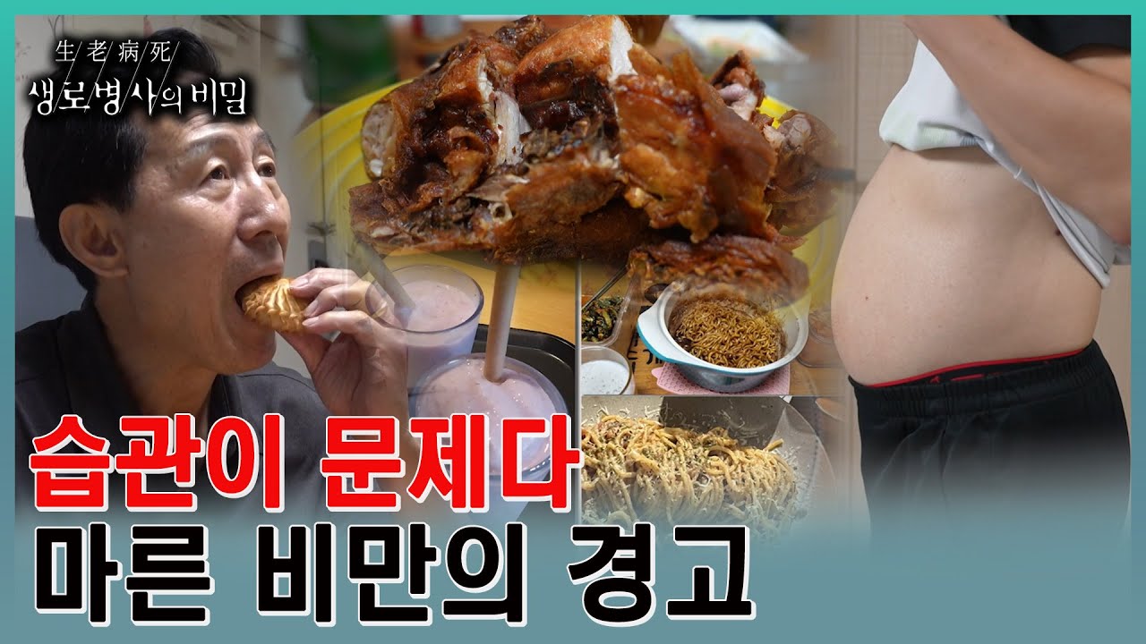 팔, 다리는 가는데 배만 볼록하시다고요? 입은 즐겁지만, 몸에는 괴로운 야식과 간식의 유혹에 빠진 마른 비만 l KBS 20231108 방송