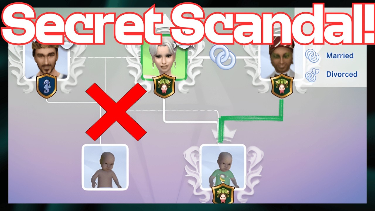 (ad) How to Lie About Your Baby's Parentage | Sims 4 Royalty & Legacy