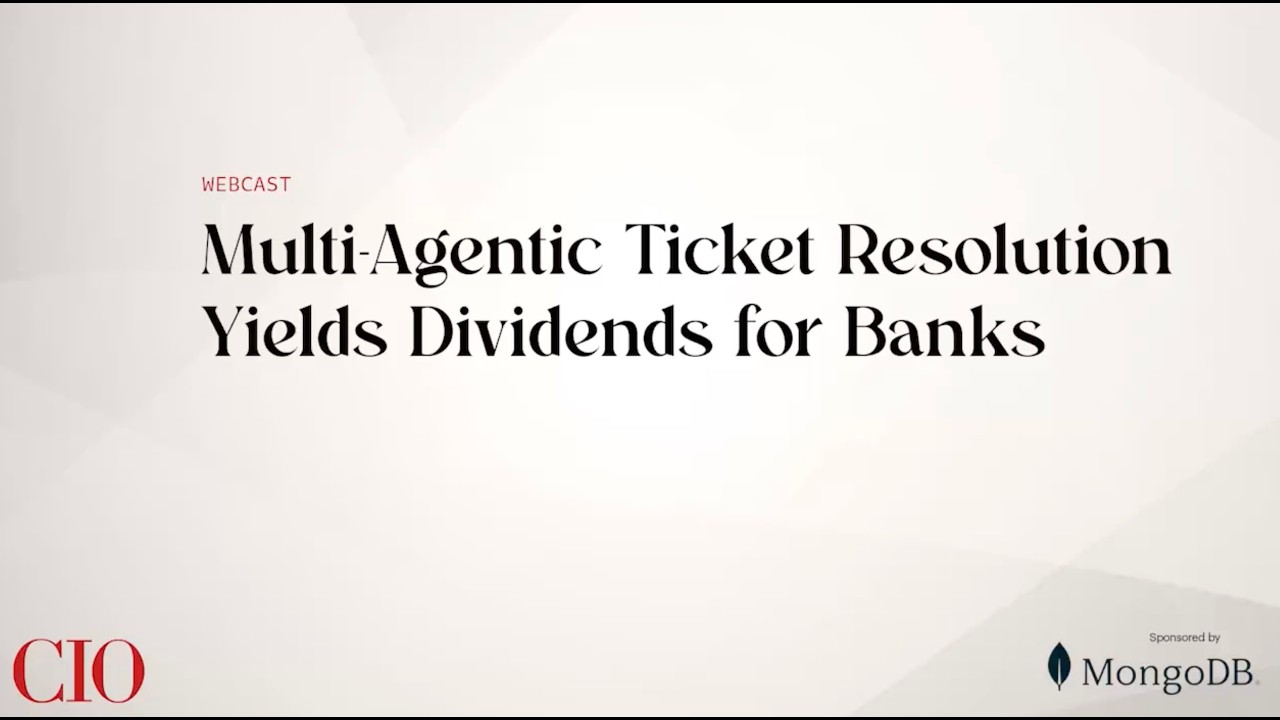 Webcast sponsored by MongoDB and CIO