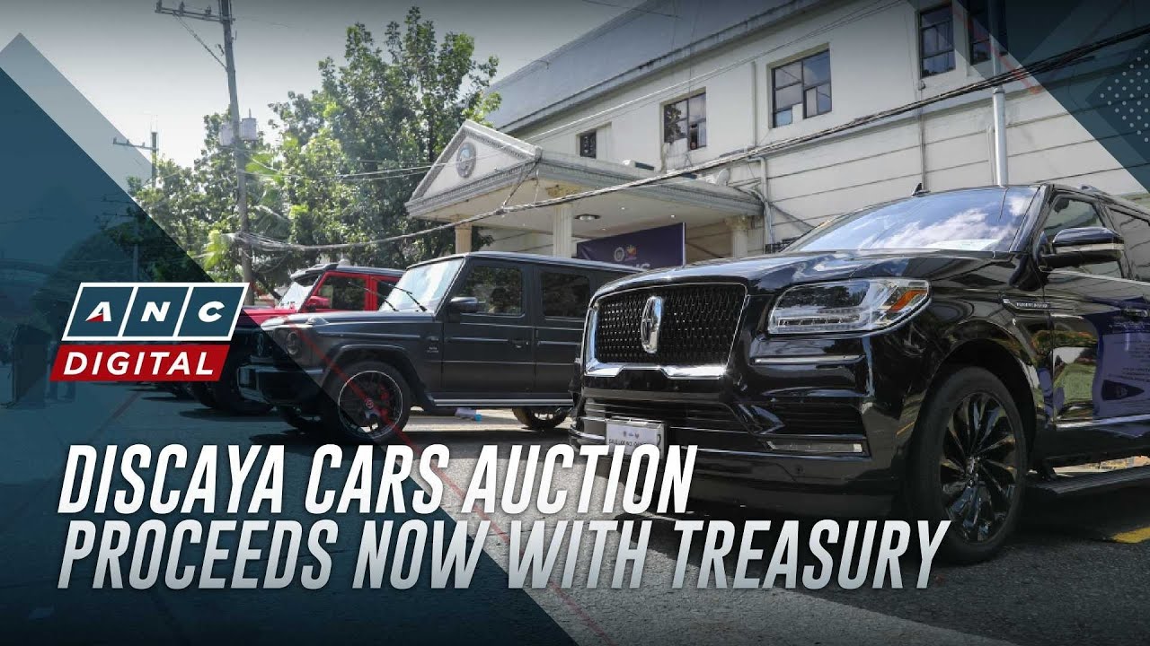 BOC turns over more than P100M in Discaya cars auction proceeds to Treasury | ANC
