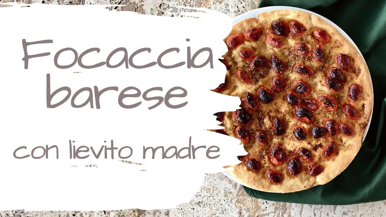 Focaccia barese con lievito madre | Cosfacose