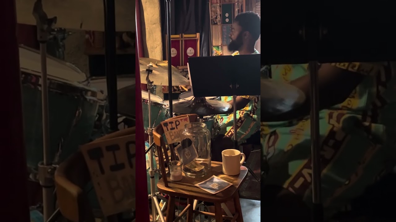 Marcus Gilmore drum solo & duo w/ Jason Palmer