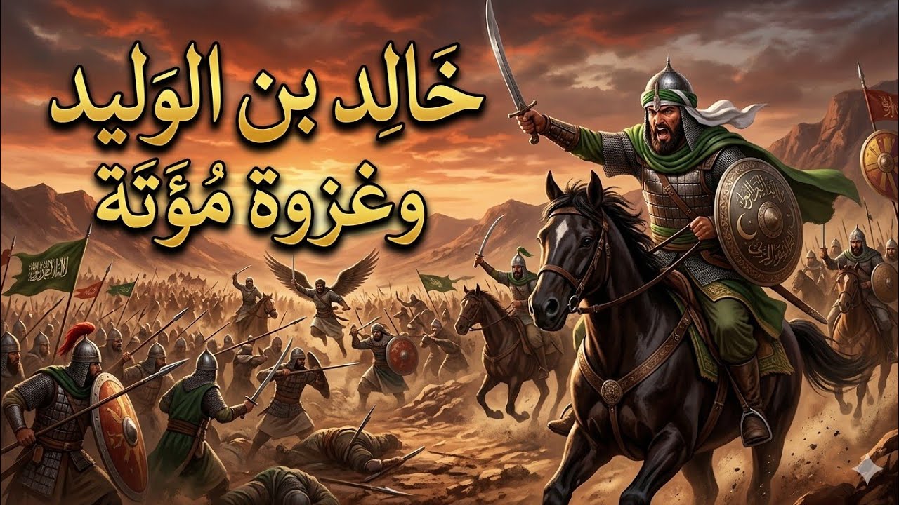 كيف انتصر علي مئتي الف عبقرية خالد بن الوليد في غزوة مؤته